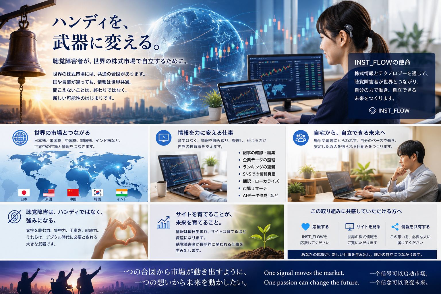 ハンディを武器に変える INST_FLOWの使命